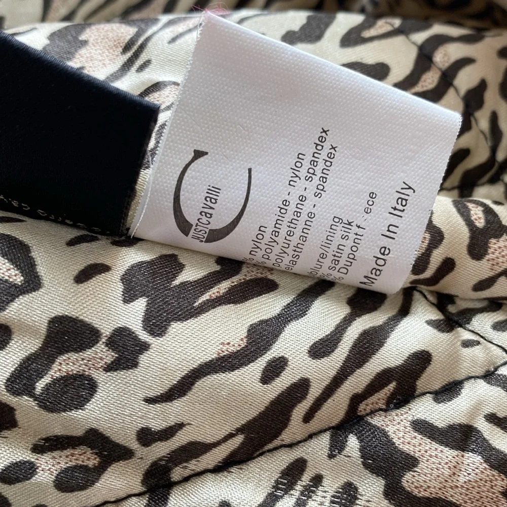 Just Cavalli quilted coat, off white, marked XL, but it’s a Medium - Picture 7 of 8